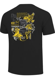 Iowa Hawkeyes Womens Black Through the Years Short Sleeve T-Shirt