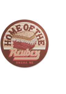 Omaha Home of the Reuben Stickers - Brown
