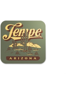 Tempe Western Script Scene Stickers - Red