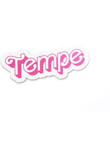 Tempe Pink City Stickers - White