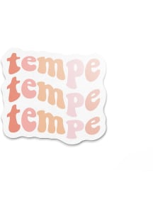 Tempe Color Wave Stickers - White
