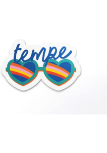 Tempe City Sunnies Stickers - White