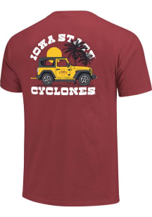 Iowa State Cyclones Womens Crimson Loading Up for the Waves Short Sleeve T-Shirt