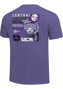 Central Arkansas Bears Womens Purple Through the Years Short Sleeve T-Shirt
