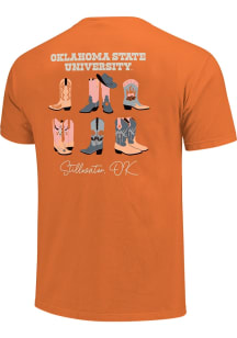 Oklahoma State Cowboys Womens Orange Team Colors Short Sleeve T-Shirt