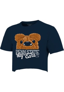 Penn State Nittany Lions Womens Navy Blue Ideal Short Sleeve T-Shirt