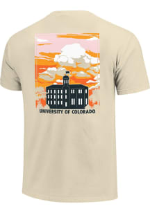 Colorado Buffaloes Womens Ivory Sun-kissed Skies Short Sleeve T-Shirt
