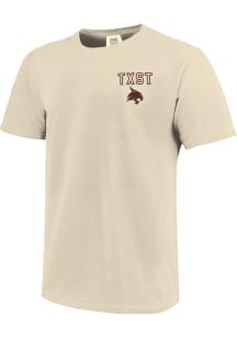 Texas State Bobcats Womens Ivory Through the Years Short Sleeve T-Shirt