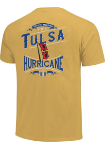 Tulsa Golden Hurricane Gold Shield Short Sleeve T Shirt