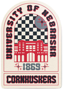 Nebraska Cornhuskers Primary Logo Stickers - Ivory