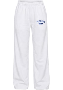 Hype and Vice Florida Gators Womens Varsity White Sweatpants