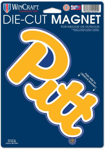 Pitt Panthers 4.5 x 6 Die Cut Magnet