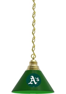 Oakland Athletics Single Gold Billiard Lamp