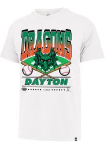 47 Dayton Dragons White Straight Shot Short Sleeve Fashion T Shirt