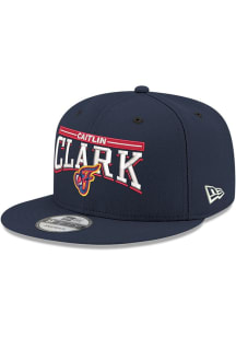 Caitlin Clark  New Era Indiana Fever Navy Blue GCP Caitlin Clark 9FIFTY Mens Snapback