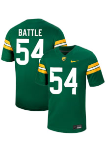 Jaelin Battle  Nike Baylor Bears Green NIL Name And Number Football Jersey