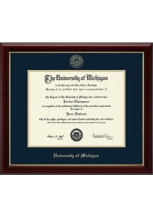 Michigan Wolverines PhD Diploma Frame -
