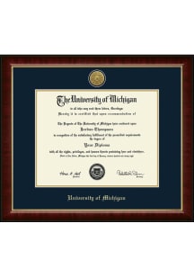 Michigan Wolverines Murano Design Diploma Frame -