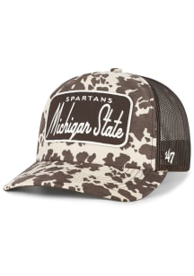 47 Michigan State Spartans Brown Bessie Hitch Womens Adjustable Hat