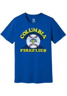 Summit Sportswear Columbia Fireflies Blue Soft Arch Short Sleeve T Shirt