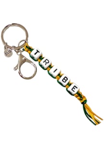 William & Mary Tribe Box Braid Keychain Keychain - Green