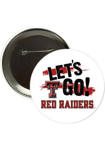 Texas Tech Red Raiders 3" Lets Go Button - Red