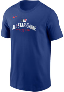 Nike Chicago Cubs Royal Blue All-Star Game 2027 Logo Short Sleeve T Shirt