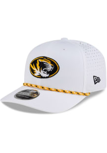 New Era Missouri Tigers White Rope Rope 9SEVENTY Stretch Snap Adjustable Hat - White