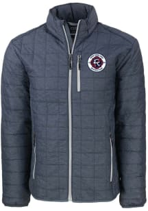 Cutter and Buck New England Revolution Mens Anthracite Rainier PrimaLoft Medium Weight Jacket