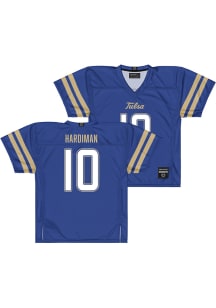 Tim Hardiman  Campus Ink Tulsa Golden Hurricane Blue NIL Football Jersey