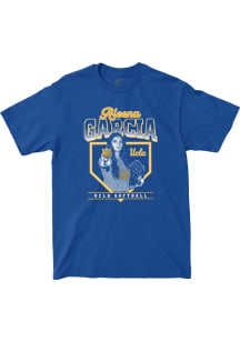 Aleena Garcia UCLA Bruins Royal Blue Illustrated Short Sleeve Fashion Player T Shirt