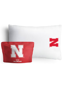 Nebraska Cornhuskers White queen Pillow Case