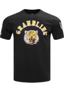 Pro Standard Grambling State Tigers Black Stacked Logo Short Sleeve Fashion T Shirt