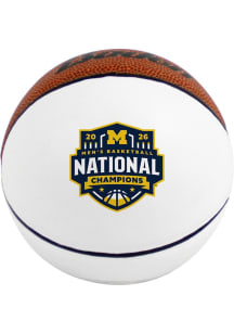 Michigan Wolverines Mini 2026 MBB Nat Champ Autograph Basketball