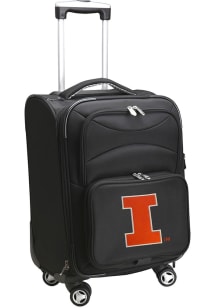Illinois Fighting Illini Black 20 Softsided Spinner Luggage