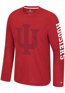 Colosseum Indiana Hoosiers Crimson Richie Long Sleeve T Shirt