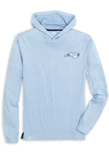 Johnnie O North Carolina Tar Heels Mens Light Blue Talon Long Sleeve Hoodie