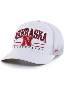 47 Nebraska Cornhuskers Brrr Roscoe Mesh Hitch Adjustable Hat - White