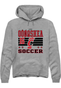 Lexi O’Shea Cincinnati Bearcats Mens Grey NIL Striped Player Hood