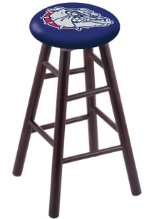 Gonzaga Bulldogs Round Cushion Maple Pub Stool - Brown