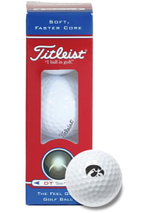 Iowa Hawkeyes Titleist 3PK Sleeve Golf Balls