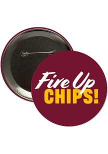 Central Michigan Chippewas 3" Fire up Chips Button - Maroon