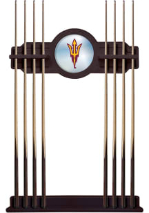 Arizona State Sun Devils Pitchfork Solid Wood Cue Rack Pool Table