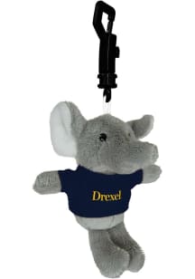 Drexel Dragons Elephant Keychain - Navy Blue