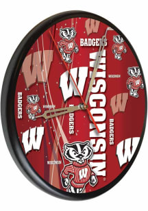 Wisconsin Badgers Printed Wall Clock
