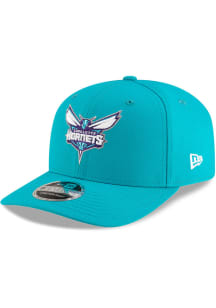 New Era Charlotte Hornets Stretch Snap 9SEVENTY Adjustable Hat - Light Blue