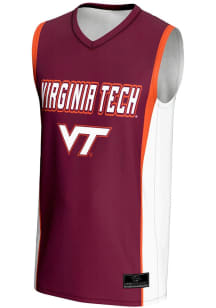 ProSphere Virginia Tech Hokies Youth Rival Maroon Basketball Jersey