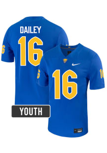 Nike Pitt Panthers Youth Blue NIL Name And Number Football Jersey