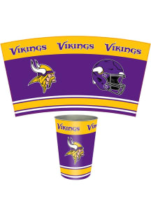 Minnesota Vikings Logo Stripe Waste Basket