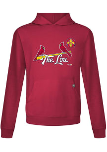 Levelwear St Louis Cardinals Mens Red Relay City Connect Core Hood